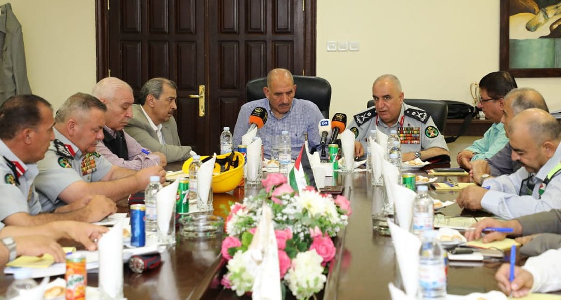 Civil Defense and Phosphate discuss establishing a center in the Southern Industrial Area