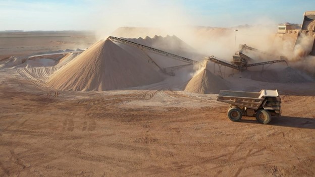Phosphate Production at Al-Wadi Al-Abyad Mine
