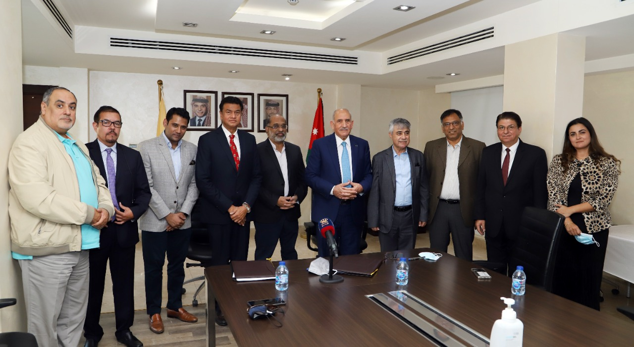 The JPMC has signed an agreement to establish an aluminum fluoride plant in Shidiya at a cost of 30 million dollars.