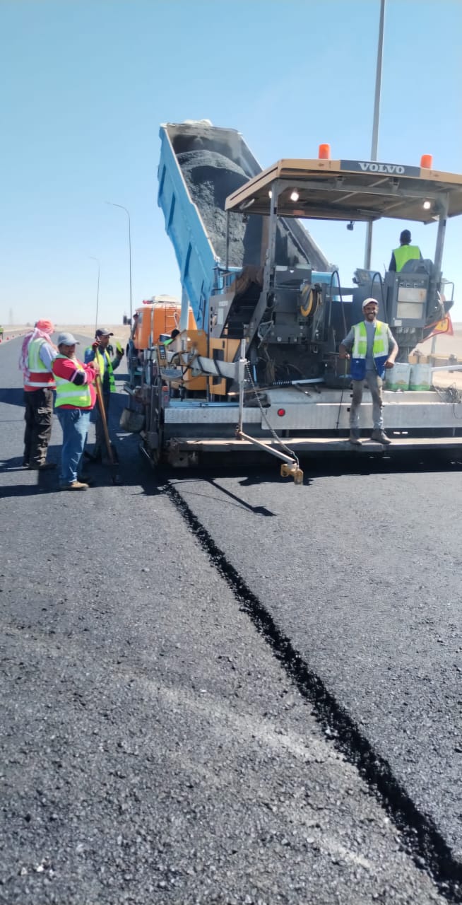 Expansion and rehabilitation of the Ma'an-Shidiya road, 62 kilometers long, at a cost of 15.6 million dinars, funded by JPMC - Jordan TV - 13/10/2024.